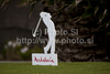 A tee position marker for the European Tour Golf tournament, Open de Andalucia de Golf by Turkish Airlines, held at the Parador Malaga Golf Club, Malaga Spain.
