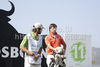 Robert Jan Derksen (NED) and his caddie during the first round of the European Tour Golf tournament, Open de Andalucia de Golf by Turkish Airlines, held at the Parador Malaga Golf Club, Malaga Spain.

