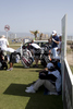 Players waiting at the 12th tee due to slow play on the course during the first round of the European Tour Golf tournament, Open de Andalucia de Golf by Turkish Airlines, held at the Parador Malaga Golf Club, Malaga Spain.
