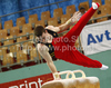 Koen Van Damme of Belgium performing during 6th Artistic gymnastics World Cup in Maribor, Slovenia. First day of traditional 43rd Salamun memorial which also counts as Artistic gymnastics World cup was held in Maribor, Slovenia on Saturday, 8th of May 2010.
