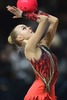 Jouki Tikkanen of Finland competes in RSG Schmiden International 2013, rhythmic gymnastics competions which was held on 10th of March 2013 in Fellbach Schmieden, Germany.
