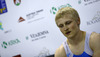 Second placed Markku Vahtila of Finland waiting for his grade after competition on rings of Artistic gymnastics World Challenge Cup Ljubljana 2013, which was held on Saturday, 27th of April 2013 in Tivoli Arena in Ljubljana, Slovenia
