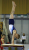 Third placed Tomi Tuuha of Finland competing during men vault competition of Artistic gymnastics World Challenge Cup Ljubljana 2013, which was held on Saturday, 27th of April 2013 in Tivoli Arena in Ljubljana, Slovenia
