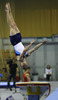 Third placed Tomi Tuuha of Finland competing during men vault competition of Artistic gymnastics World Challenge Cup Ljubljana 2013, which was held on Saturday, 27th of April 2013 in Tivoli Arena in Ljubljana, Slovenia
