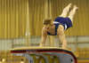 Third placed Tomi Tuuha of Finland competing during men vault competition of Artistic gymnastics World Challenge Cup Ljubljana 2013, which was held on Saturday, 27th of April 2013 in Tivoli Arena in Ljubljana, Slovenia
