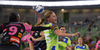 Barbara Lazovic (no.15) of RK Krim Mercator during match of EHF Women handball Champions League between RK Krim Mercator, Slovenia, and Metz Handball, France. Match of EHF Women handball Champions League between RK Krim Mercator and Metz Handball was played on Saturday, 2nd of November 2013 in Stozice arena in Ljubljana, Slovenia.
