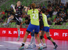 Kristina Liscevic (no.71) of Metz Handball during match of EHF Women handball Champions League between RK Krim Mercator, Slovenia, and Metz Handball, France. Match of EHF Women handball Champions League between RK Krim Mercator and Metz Handball was played on Saturday, 2nd of November 2013 in Stozice arena in Ljubljana, Slovenia.
