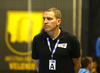 Head coach of Switzerland, Michael Suter during EHF European championships qualifications match between Slovenia and Switzerland. EHF European championships qualifications match between Slovenia and Switzerland was played on Wednesday, 2nd of November 2016 in Rdeca dvorana in Velenje, Slovenia.
