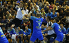 Roman Sidorowicz of Switzerland during EHF European championships qualifications match between Slovenia and Switzerland. EHF European championships qualifications match between Slovenia and Switzerland was played on Wednesday, 2nd of November 2016 in Rdeca dvorana in Velenje, Slovenia.
