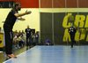 Head coach of Slovenia, Veselin Vujovic during EHF European championships qualifications match between Slovenia and Switzerland. EHF European championships qualifications match between Slovenia and Switzerland was played on Wednesday, 2nd of November 2016 in Rdeca dvorana in Velenje, Slovenia.
