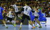 Ron Delhees of Switzerland during EHF European championships qualifications match between Slovenia and Switzerland. EHF European championships qualifications match between Slovenia and Switzerland was played on Wednesday, 2nd of November 2016 in Rdeca dvorana in Velenje, Slovenia.

