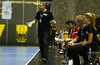 Head coach of Switzerland, Michael Suter during EHF European championships qualifications match between Slovenia and Switzerland. EHF European championships qualifications match between Slovenia and Switzerland was played on Wednesday, 2nd of November 2016 in Rdeca dvorana in Velenje, Slovenia.
