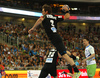 Uwe Gensheimer of Germany during EHF European championships qualifications match between Slovenia and Germany. EHF European championships qualifications match between Slovenia and Germany was played on Wednesday, 3rd of May 2017 in Stozice arena in Ljubljana, Slovenia.
