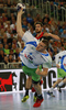 Blaz Blagotinsek of Slovenia during EHF European championships qualifications match between Slovenia and Germany. EHF European championships qualifications match between Slovenia and Germany was played on Wednesday, 3rd of May 2017 in Stozice arena in Ljubljana, Slovenia.
