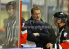 Coach of HDD Tilia Olimpija, Hannu Jarvenpaa during ice hockey match of Slovenian league finals 2011-2012 between HK Acroni Jesenice and HDD Tilia Olimpija. Match between HK Acroni Jesenice and HDD Tilia Olimpija was held on Wednesday, 28th of March 2012 in Jesenice, Slovenia. 
