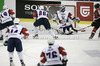 Andrej Hocevar (no.1) of Slovenia, Sabahudin Kovacevic (no.86) of Slovenia, Ziga Pance (no.19) of Slovenia, Igor Cvetek (no.44) of Slovenia and Rok Pajic (no.76) of Slovenia during match of EIHC Ice hockey tournament between Slovenia and Austria. Match between Slovenia and Austria was held in Ljubljana Hala Tivoli arena, Slovenia, on Saturday, 10th of November 2012.
