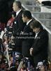 Austrian bench during match of EIHC Ice hockey tournament between Slovenia and Austria. Match between Slovenia and Austria was held in Ljubljana Hala Tivoli arena, Slovenia, on Saturday, 10th of November 2012.
