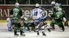 Players during match of EBEL league Ice hockey tournament between HDD Telemach Olimpija and EC VSV, Villach. Match between HDD Telemach Olimpija and EC VSV, Villach was held in Ljubljana Hala Tivoli arena, Slovenia, on Friday, 16th of November 2012.
