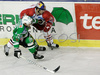 Pasi Petrilainen (no.38) of ZM Olimpija (L) and Matthias Trattnig (no.51) of Red Bull Salzburg (R) during second match of finals of EBEL League between ZM Olimpija, Ljubljana, Slovenia and Red Bull Salzburg, Austria. Match was won by Red Bull Salzburg who defeated ZM Olimpija with 1:3. Match was played in Tivoli Arena in Ljubljana, Slovenia on 16th of March 2008.
