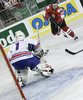 Krisztian Palkovics (no.24) of Hungary shooting during ice hockey match of IIHF Ice hockey World championships Division I, group B between Great Britain and Hungary. Match between Great Britain and Hungary of IIHF Ice hockey World championships Division I, group B was held on Wednesday, 21st of April 2010 in Ljubljana, Slovenia.
