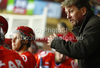 Coach of HD Jesenice, Heikki Malkia during ice hockey match Summer League Rudi Hiti (Poletna liga Rudi Hiti) 2010 between HDD Tilia Olimpija and HK Acroni Jesenice. Match between HDD Tilia Olimpija and HK Acroni Jesenice was held on Friday, 20th of August 2010 in Ljubljana, Slovenia.
