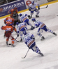 Players during match of EBEL Ice hockey league between HK Acroni Jesenice, Slovenia, and KHL Medvescak Zagreb, Croatia. HK Acroni Jesenice and KHL Medvescak Zagreb was played in Podmezakla hall in Jesenice, Slovenia, on Thursday, 30th of December 2010.
