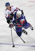 Blaz Gregorc (no.15) of Sloveniaduring match of IIHF Ice hockey World championship Division 1 Group A between Slovenia and Great Britain. Match between Slovenia and Great Britain of IIHF Ice hockey World championship Division 1 Group A was held in Stozice Arena in Ljubljana, Slovenia, on Sunday, 15th of April 2012.
