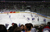 Players of Slovenia and Ukrain during match of IIHF Ice hockey World championship Division 1 Group A between Slovenia and Ukrain. Match between Slovenia and Ukrain of IIHF Ice hockey World championship Division 1 Group A was held in Stozice Arena in Ljubljana, Slovenia, on Thursday, 19th of April 2012.
