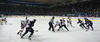 Riku Hahl (no.32) of Jokerit Helsinki (L) and Martin St.Pierre (no.93) of KHL Medvescak Zagreb (R) in puck throw during match of Ice hockey KHL, Kontinental Hockey League, between KHL Medvescak Zagreb and Jokerit Helsinki. KHL ice hokey match between KHL Medvescak Zagreb, Croatia, and Jokerit Helsinki, Finland, was played in Dom Sportova Arena in Zagreb, Croatia, on Saturday, 22nd of November 2014.
