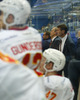 Coach of Jokerit, Erkka Westerlund during match of Ice hockey KHL, Kontinental Hockey League, between KHL Medvescak Zagreb and Jokerit Helsinki. KHL ice hokey match between KHL Medvescak Zagreb, Croatia, and Jokerit Helsinki, Finland, was played in Dom Sportova Arena in Zagreb, Croatia, on Saturday, 22nd of November 2014.
