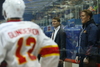 Coach of Jokerit, Erkka Westerlund during match of Ice hockey KHL, Kontinental Hockey League, between KHL Medvescak Zagreb and Jokerit Helsinki. KHL ice hokey match between KHL Medvescak Zagreb, Croatia, and Jokerit Helsinki, Finland, was played in Dom Sportova Arena in Zagreb, Croatia, on Saturday, 22nd of November 2014.
