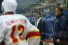 Coach of Jokerit, Erkka Westerlund during match of Ice hockey KHL, Kontinental Hockey League, between KHL Medvescak Zagreb and Jokerit Helsinki. KHL ice hokey match between KHL Medvescak Zagreb, Croatia, and Jokerit Helsinki, Finland, was played in Dom Sportova Arena in Zagreb, Croatia, on Saturday, 22nd of November 2014.
