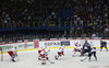 KHL, Kontinental Hockey League ice hokey match, between KHL Medvescak Zagreb and Jokerit Helsinki. KHL ice hokey match between KHL Medvescak Zagreb, Croatia, and Jokerit Helsinki, Finland, was played in Dom Sportova Arena in Zagreb, Croatia, on Saturday, 22nd of November 2014.
