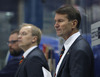 head coach of Jokerit Erkka Westerlund during match of Ice hockey KHL, Kontinental Hockey League, between KHL Medvescak Zagreb and Jokerit Helsinki. KHL ice hokey match between KHL Medvescak Zagreb, Croatia, and Jokerit Helsinki, Finland, was played in Dom Sportova Arena in Zagreb, Croatia, on Saturday, 22nd of November 2014.
