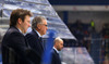 Head coach of KHL Medvescak, Doug Shedden (M) during match of fore last round of Ice hockey KHL, Kontinental Hockey League, between KHL Medvescak Zagreb and Jokerit Helsinki. KHL ice hokey match between KHL Medvescak Zagreb, Croatia, and Jokerit Helsinki, Finland, was played in Dom Sportova Arena in Zagreb, Croatia, on Sunday, 22nd of February 2015.
