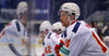 Tomi Maki (no.14) of Jokerit Helsinki on bench during match of fore last round of Ice hockey KHL, Kontinental Hockey League, between KHL Medvescak Zagreb and Jokerit Helsinki. KHL ice hokey match between KHL Medvescak Zagreb, Croatia, and Jokerit Helsinki, Finland, was played in Dom Sportova Arena in Zagreb, Croatia, on Sunday, 22nd of February 2015.
