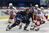 Topi Jaakola (no.6) of Jokerit Helsinki, Daine Todd (no.3) of Jokerit Helsinki during match of fore last round of regular season Ice hockey KHL, Kontinental Hockey League, between KHL Medvescak Zagreb and Jokerit Helsinki. KHL ice hokey match between KHL Medvescak Zagreb, Croatia, and Jokerit Helsinki, Finland, was played in Dom Sportova Arena in Zagreb, Croatia, on Sunday, 22nd of February 2015.
