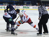 Bill Thomas (no.9) of KHL Medvescak and Niko Kapanen (no.39) of Jokerit Helsinki during match of fore last round of regular season Ice hockey KHL, Kontinental Hockey League, between KHL Medvescak Zagreb and Jokerit Helsinki. KHL ice hokey match between KHL Medvescak Zagreb, Croatia, and Jokerit Helsinki, Finland, was played in Dom Sportova Arena in Zagreb, Croatia, on Sunday, 22nd of February 2015.
