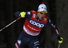 Federico Pellegrino of Italy skiing during qualification for men sprint race of Viessmann FIS Cross country skiing World cup in Planica, Slovenia. Men sprint race of Viessmann FIS Cross country skiing World cup was held on Saturday, 16th of January 2016 in Planica, Slovenia.
