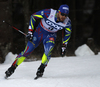 Baptiste Gros of France skiing during qualification for men sprint race of Viessmann FIS Cross country skiing World cup in Planica, Slovenia. Men sprint race of Viessmann FIS Cross country skiing World cup was held on Saturday, 16th of January 2016 in Planica, Slovenia.
