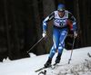 Matias Strandvall of Finland skiing during qualification for men sprint race of Viessmann FIS Cross country skiing World cup in Planica, Slovenia. Men sprint race of Viessmann FIS Cross country skiing World cup was held on Saturday, 16th of January 2016 in Planica, Slovenia.
