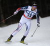 Simeon Hamilton of USA skiing during qualification for men sprint race of Viessmann FIS Cross country skiing World cup in Planica, Slovenia. Men sprint race of Viessmann FIS Cross country skiing World cup was held on Saturday, 16th of January 2016 in Planica, Slovenia.
