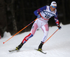 Andrew Young of Great Britain skiing during qualification for men sprint race of Viessmann FIS Cross country skiing World cup in Planica, Slovenia. Men sprint race of Viessmann FIS Cross country skiing World cup was held on Saturday, 16th of January 2016 in Planica, Slovenia.
