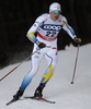 Johan Edin of Sweden skiing during qualification for men sprint race of Viessmann FIS Cross country skiing World cup in Planica, Slovenia. Men sprint race of Viessmann FIS Cross country skiing World cup was held on Saturday, 16th of January 2016 in Planica, Slovenia.
