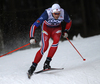  skiing during qualification for men sprint race of Viessmann FIS Cross country skiing World cup in Planica, Slovenia. Men sprint race of Viessmann FIS Cross country skiing World cup was held on Saturday, 16th of January 2016 in Planica, Slovenia.
