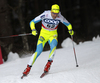 Bostjan Klavzar of Slovenia skiing during qualification for men sprint race of Viessmann FIS Cross country skiing World cup in Planica, Slovenia. Men sprint race of Viessmann FIS Cross country skiing World cup was held on Saturday, 16th of January 2016 in Planica, Slovenia.
