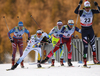Natalia Matveeva of Russia (L), Jonna Sundling of Sweden, Ingvild Flugstad Oestberg of Norway and Gaia Vuerich of Italy skiing during finals of the women sprint race of Viessmann FIS Cross country skiing World cup in Planica, Slovenia. Women sprint race of Viessmann FIS Cross country skiing World cup was held on Saturday, 16th of January 2016 in Planica, Slovenia.
