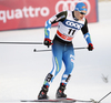 Karri Hakala of Finland skiing during qualification for men sprint race of Viessmann FIS Cross country skiing World cup in Planica, Slovenia. Men sprint race of Viessmann FIS Cross country skiing World cup was held on Saturday, 16th of January 2016 in Planica, Slovenia.
