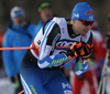 Martti Jylhae of Finland skiing during finals of the men sprint race of Viessmann FIS Cross country skiing World cup in Planica, Slovenia. Men sprint race of Viessmann FIS Cross country skiing World cup was held on Saturday, 16th of January 2016 in Planica, Slovenia.
