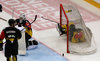 Ryan McKieman (UPC Vienna Capitals), Jean Philippe Lamoureux (UPC Vienna Capitals), Miikka Pitkanen (Kalpa Kuopio) during the Champions Hockey League match between UPC Vienna Capitals and Kalpa Kuopio at the Albert Schultz Arena, Vienna, Austria on 2016/09/11.
